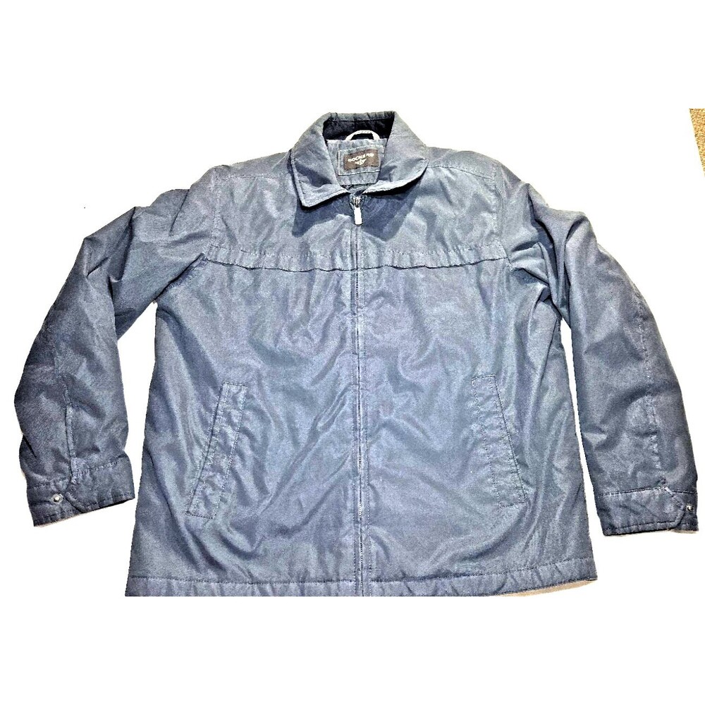 Dockers Men's Jacket grey Golf Quilted Interior Polyester Bomber Size Large L